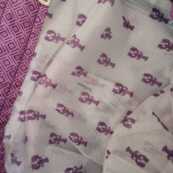 Ted Baker Swim Trunks Mens Blue Stripe Size 7 3XL Purple Lobster Liner New - Picture 4 of 8